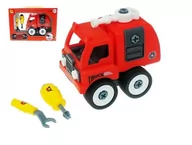 Zabawki konstrukcyjne - Straż pożarna do rozkręcania 15cm 0591-7 HIPO - miniaturka - grafika 1