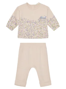 United Colors Of Benetton Dres 34ESAK011 Różowy Regular Fit - Komplety dla niemowląt - miniaturka - grafika 1