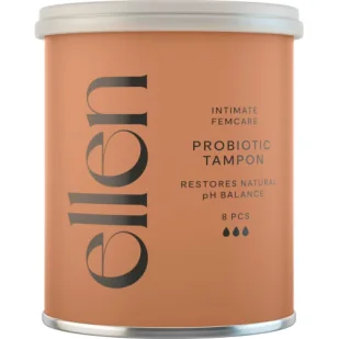 Ellen Rich Super tampony probiotyczne, 8 sztuk - Tampony - miniaturka - grafika 1
