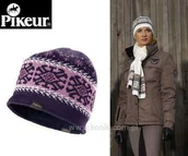 Akcesoria jeździeckie - Pikeur Czapka NORWESKA śliwkowa - miniaturka - grafika 1