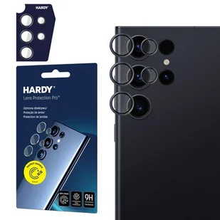 Szkło hartowane na obiektyw 3MK Hardy Lens Protection Pro do Samsung Galaxy S23 Ultra Czarny - Pozostałe akcesoria do telefonów - miniaturka - grafika 1