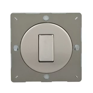 VARILIGHT Włącznik pojedynczy VARIGRID  satyna  VARILIGHT - Wyłączniki światła i elektryczne - miniaturka - grafika 1