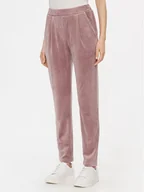 Piżamy damskie - Triumph Spodnie piżamowe Cozy Comfort Velour Trousers 10216539 Brązowy Regular Fit - miniaturka - grafika 1