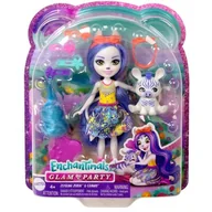 Lalki dla dziewczynek - Enchantimals Zebra Lalka Deluxe, Hnv28 - miniaturka - grafika 1