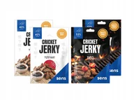 Chipsy - Zestaw Jerky ze świerszczy - BBQ/Teriyaki - Alternatywa Beef jerky - 4x25 g - miniaturka - grafika 1