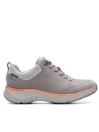 Trampki damskie - Clarks Sneakersy "Wave2.0 Lace" w kolorze szarym - miniaturka - grafika 1