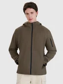 Kurtki męskie - 4F Kurtka przejściowa membrana 8000 męska - brązowa 3XL - miniaturka - grafika 1