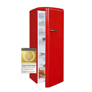 Exqu Kühlschrank RKS325VH160F rot | 810470202, retro - Lodówki turystyczne - miniaturka - grafika 1
