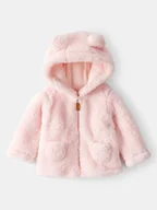 Bluzy i sweterki niemowlęce - carter's Kurtka polarowa w kolorze jasnoróżowym - miniaturka - grafika 1