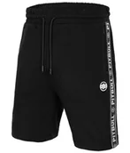 Spodenki męskie - Spodenki PIT BULL TRICOT BADGER czarne-S - miniaturka - grafika 1