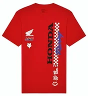Koszulki męskie - t-shirt FOX HONDA TEE RED - miniaturka - grafika 1