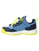Buty dla chłopców - Jack Wolfskin Unisex dziecięce buty Cyrox Texapore Low K, niebieski (Elemental Blue), 27 EU - miniaturka - grafika 1
