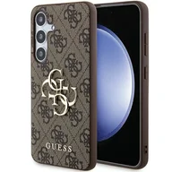 Etui i futerały do telefonów - Guess Etui HardCase 4G Big Metal Logo do Galaxy A35, brązowe - miniaturka - grafika 1