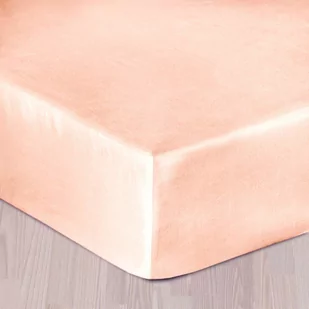 Prześcieradło satyna bawełniana z gumką róż 006/90x200 PSATG90X200/ROZ006 - Prześcieradła - miniaturka - grafika 1