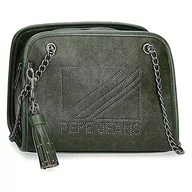 Torebki damskie - Pepe Jeans Donna Średnia torba na ramię, zielona, 24 x 17,5 x 12 cm, skóra syntetyczna, zielona, średnia torba na ramię, ZIELONY, Średnia torba na ramię - miniaturka - grafika 1