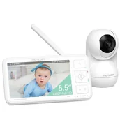 Elektroniczne nianie i monitory oddechu - Momcozy, BM03 Video Baby Monitor, niania elektroniczna, 5.5", 1080 Full HD - miniaturka - grafika 1