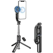 Selfie stick - AWEI Selfie Stick X51 czarny/black - miniaturka - grafika 1