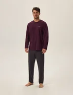 Piżamy męskie - Piżama Hoax 41921-93X Fioletowa - miniaturka - grafika 1