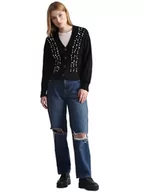 Swetry damskie - Bestseller A/S Onlmarian Ls KNT damski kardigan, czarny, M - miniaturka - grafika 1