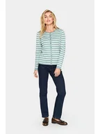 Swetry damskie - SAINT TROPEZ Kardigan w kolorze turkusowym - miniaturka - grafika 1