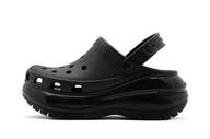Sandały damskie - Klapki damskie chodaki sandały czarne Crocs Classic Mega Crush Clog 38-39 - miniaturka - grafika 1