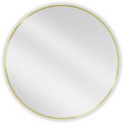 Lustra - Mexen Loft lustro łazienkowe okragłe 80 cm, rama złota - 9850-080-080-000-50 - miniaturka - grafika 1