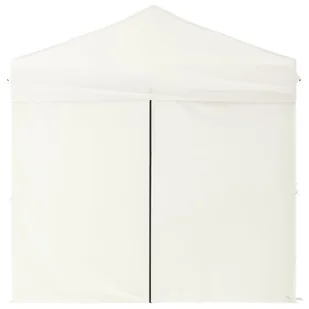 Składany namiot imprezowy ze ściankami, kremowy, 2x2 m - Pawilony ogrodowe - miniaturka - grafika 5