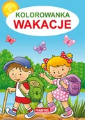 Książki edukacyjne - WAKACJE KOLOROWANKA LETNIA WYPRZEDAŻ DO 80% - miniaturka - grafika 1