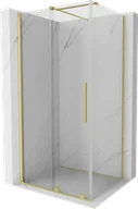 Kabiny prysznicowe - Mexen Velar kabina prysznicowa rozsuwana 120x70 cm, transparent, złota szczotkowana - 871-120-070-01-55 - miniaturka - grafika 1