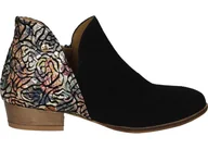 Botki damskie - Maciejka Botki 04091-58/00-5 36 Skórzane Welurowe w Kwiaty - miniaturka - grafika 1