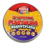 Masy plastyczne - PUKKA tywna plastelina - Magnetyczna fioletowa - miniaturka - grafika 1