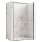 Ścianki i drzwi prysznicowe - Rea Drzwi prysznicowe Rea Primo Swing 80 Chrom - miniaturka - grafika 1