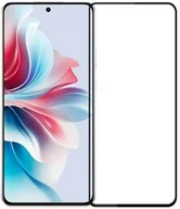 Szkła hartowane na telefon - Mocolo Szkło hartowane TG + Full Glue do Oppo Reno 11F 5G, czarna ramka - miniaturka - grafika 1