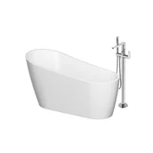 Wanny - Set B721 Wanna Wolnostojąca 167X72 Zen + Bateria Wannowa Wolnostojąca Inverto Cersanit S601-140 - miniaturka - grafika 1