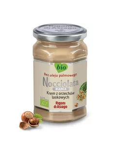 Rda Nocciolata Bianca BIO - krem z orzechów laskowych (30%) z obniżoną zawartością cukru 250g - Słodkie kremy i masła - miniaturka - grafika 1