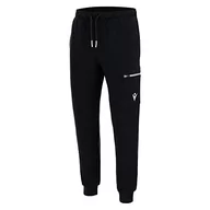 Spodenki męskie - Macron Męskie spodnie Athleisure Fcc Barrie Slim Stretch Deep Blue Męskie spodnie, czarne, S, Czarny, S - miniaturka - grafika 1