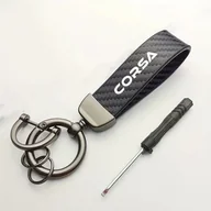 Inne - TEMU 1szt Brelok do Kluczy z Stopu Cynku dla Opel D/C/E w Kolorze Włókna Węglowego bez Powłoki z Elegancką Sprzączką, Niepleciony i Wytrzymały Design - miniaturka - grafika 1