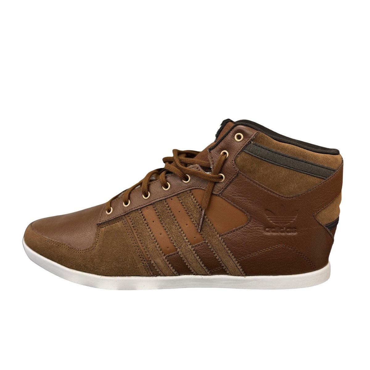 Męskie Buty Za Kostkę Brązowa Skóra Adidas Plimcana 2.0 48