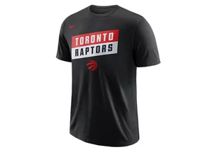 Nike Nba Toronto Raptors Dry Tee Black - Koszulki męskie - miniaturka - grafika 1