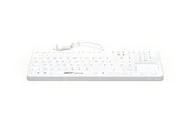 Klawiatury - GETT Cleantype Prime Touch+ klawiatura USB Swiss Biały KG26238 - miniaturka - grafika 1
