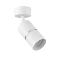 Lampy sufitowe - SPOT NOWOCZESNA LAMPA SUFITOWA BIAŁO-SREBRNA ASTI W1 - miniaturka - grafika 1