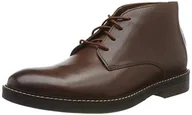 Kozaki damskie - Clarks Męskie Paulson Mid klasyczne kozaki z krótką cholewką, brązowy - Braun Mahogany Leather - 44 EU - miniaturka - grafika 1