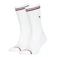 Skarpetki męskie - Tommy Hilfiger Skarpety dziecięce unisex (2 sztuki), biały, 43-45 EU - miniaturka - grafika 1