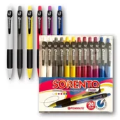 Długopisy - Długopis automat Sorento Fresh 24szt nieb PENMATE - miniaturka - grafika 1