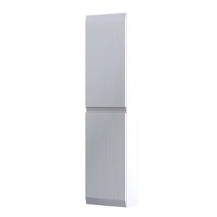 Słupek łazienkowy Oristo Brylant 40x160x17 cm biały mat OR36-SB2D-40-2R - Szafki łazienkowe - miniaturka - grafika 1