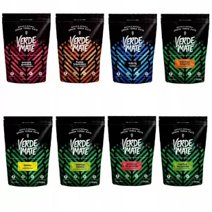 Zestaw Smakowych Yerba Verde Mate GREEN 8x500g 4kg - Yerba Mate Zestaw Smakowych Yerba Verde Mate GREEN 8x500g 4kg - Yerba Mate - miniaturka - grafika 1