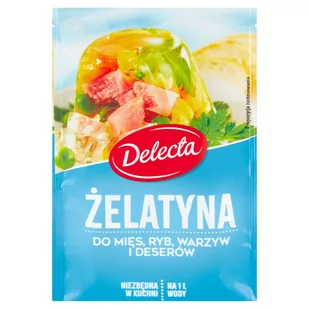DELECTA ŻELATYNA, 20G - Dodatki do ciast w proszku - miniaturka - grafika 1