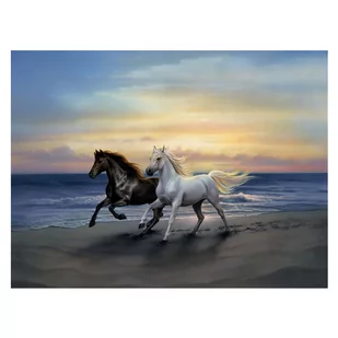 Haft Diamentowy, Obraz 5D, Diamond Painting 30x40cm (wzór: DP077) + zestaw akcesoriów - Malowanie po numerach - miniaturka - grafika 1