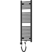 Grzejniki łazienkowe - Mexen Ares grzejnik elektryczny 1200 x 400 mm, 400 W, czarny - W102-1200-400-6400-70 - miniaturka - grafika 1