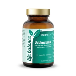 Pureo Health Life Balance Odchudzanie, 60 kapsułek - Odchudzanie i oczyszczanie - miniaturka - grafika 1